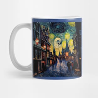 Starry Night in Diagon Alley Mug